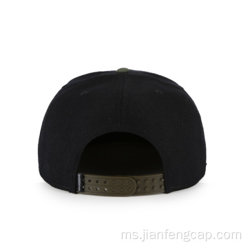 Hip-pop fashion 5 panel topi penuh rata